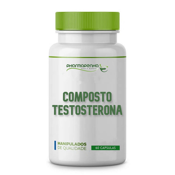 Composto Testosterona Endógena Composto Testosterona 60 Cápsulas